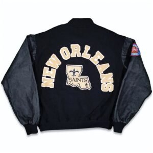 80s New Orleans Saints Varsity Jacket