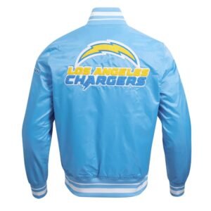 LA Chargers Mashup Satin Varsity Jacket