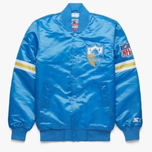 Los Angeles Chargers Satin Varsity Jacket