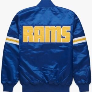 Los Angeles Rams Royal Blue Satin Jacket
