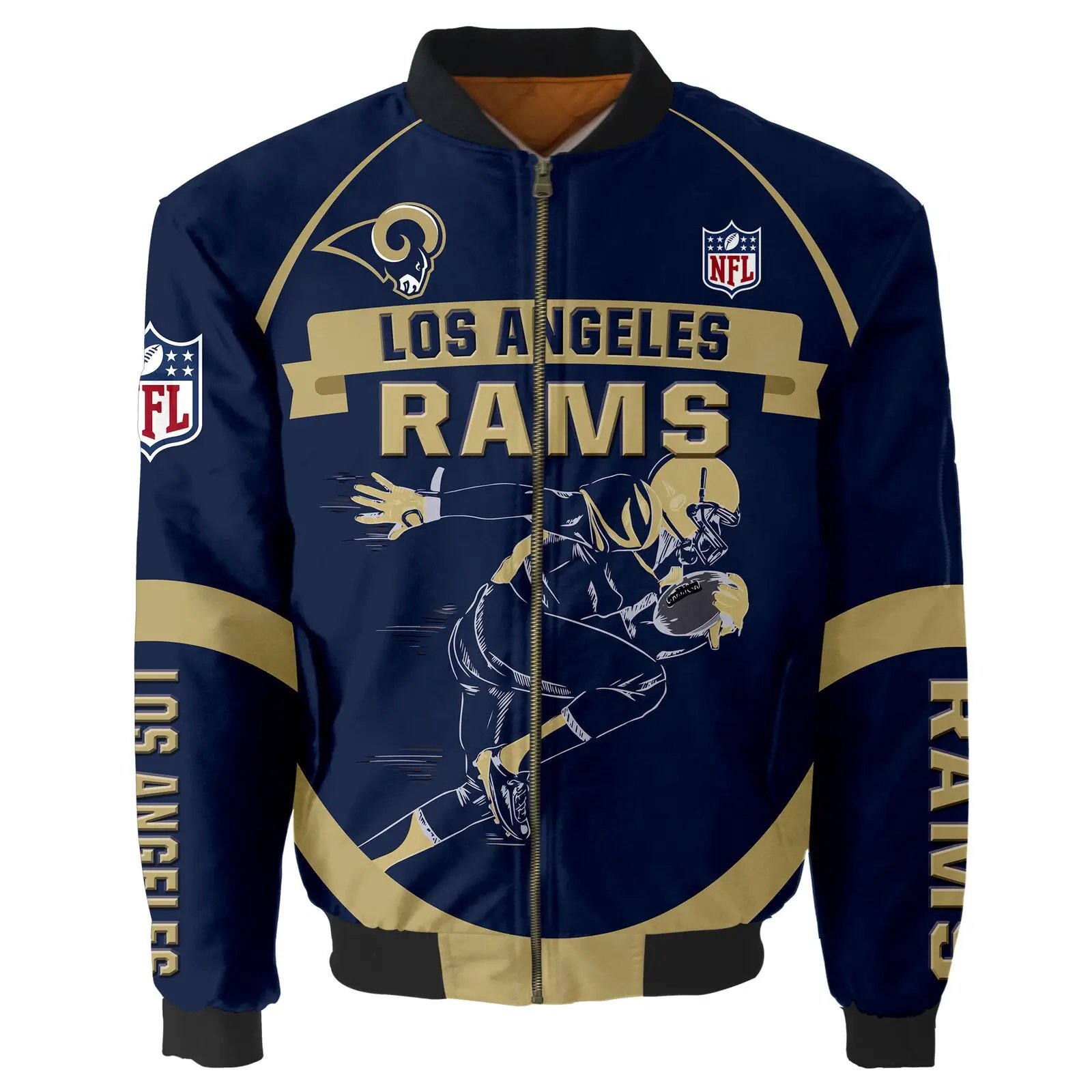 Los Angeles Rams Team Players Varsity Jacket