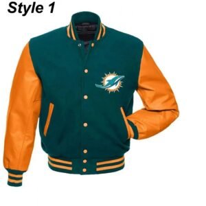 Miami Dolphins Letterman Jacket