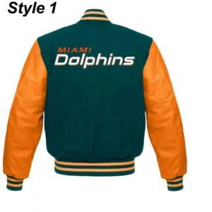 Miami Dolphins Letterman Jacket