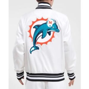 Miami Dolphins Retro Classic Rib Jacket