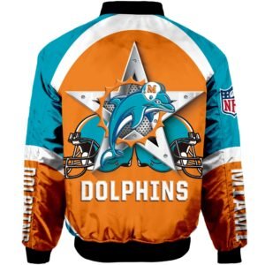 Miami Dolphins Team Players Varsity Jacket