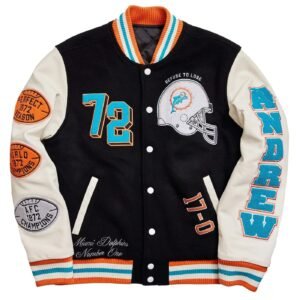 Miami Dolphins Wool Varsity Jacket