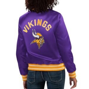 Minnesota Vikings Full Count Satin Jacket