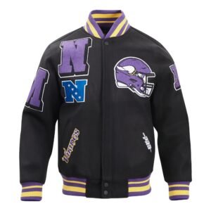Minnesota Vikings Mashup Varsity Jacket