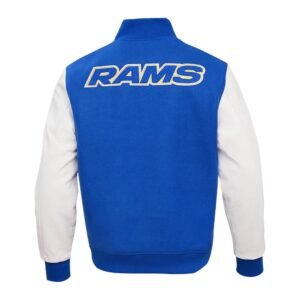 NFL Los Angeles Rams Pro Standard Royal Blue Varsity Jacket