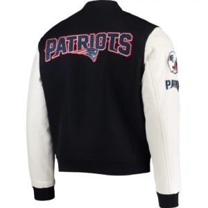 New England Patriots Classic Wool and Leather Varsity Jacket