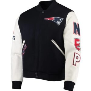 New England Patriots Classic Wool and Leather Varsity Jacket