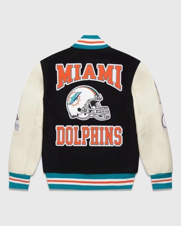 OVO X NFL Miami Dolphins Varsity Jacket