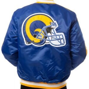 Rams LA Satin Blue Jacket