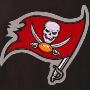 Tampa Bay Buccaneers Varsity Embroidered Black Jacket
