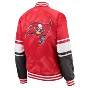 Tampa Bay Buccaneers Victory Cheer Satin Red Jacket