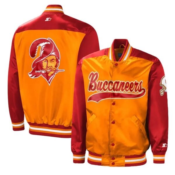 Tradition Tampa Bay Buccaneers Varsity Satin Jacket