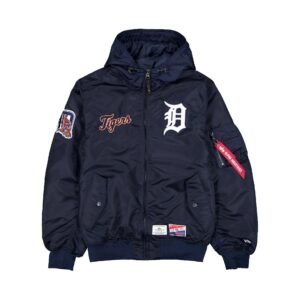 Alpha Industries L-2B Hooded Detroit Tigers Bomber Jacket